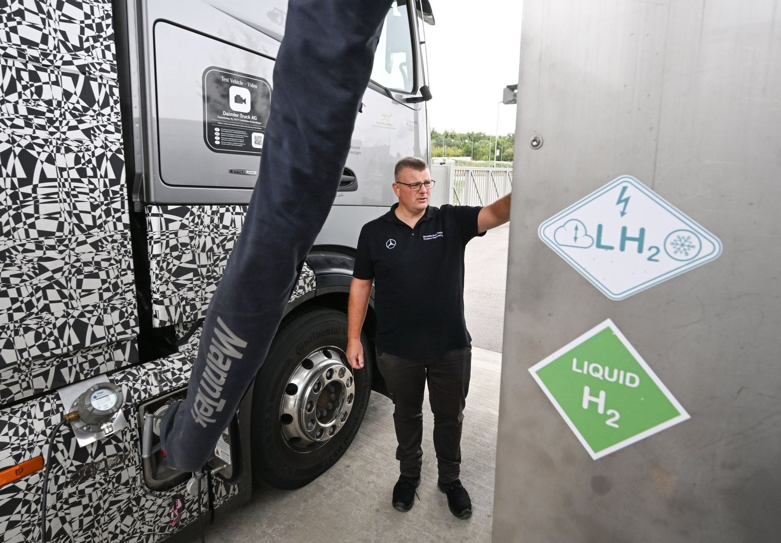 Prototipo de camión a hidrógeno de Daimler Truck